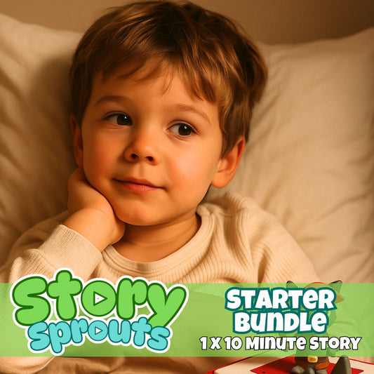 1 x Personalised Kids Audio Story (10 Mins Total)